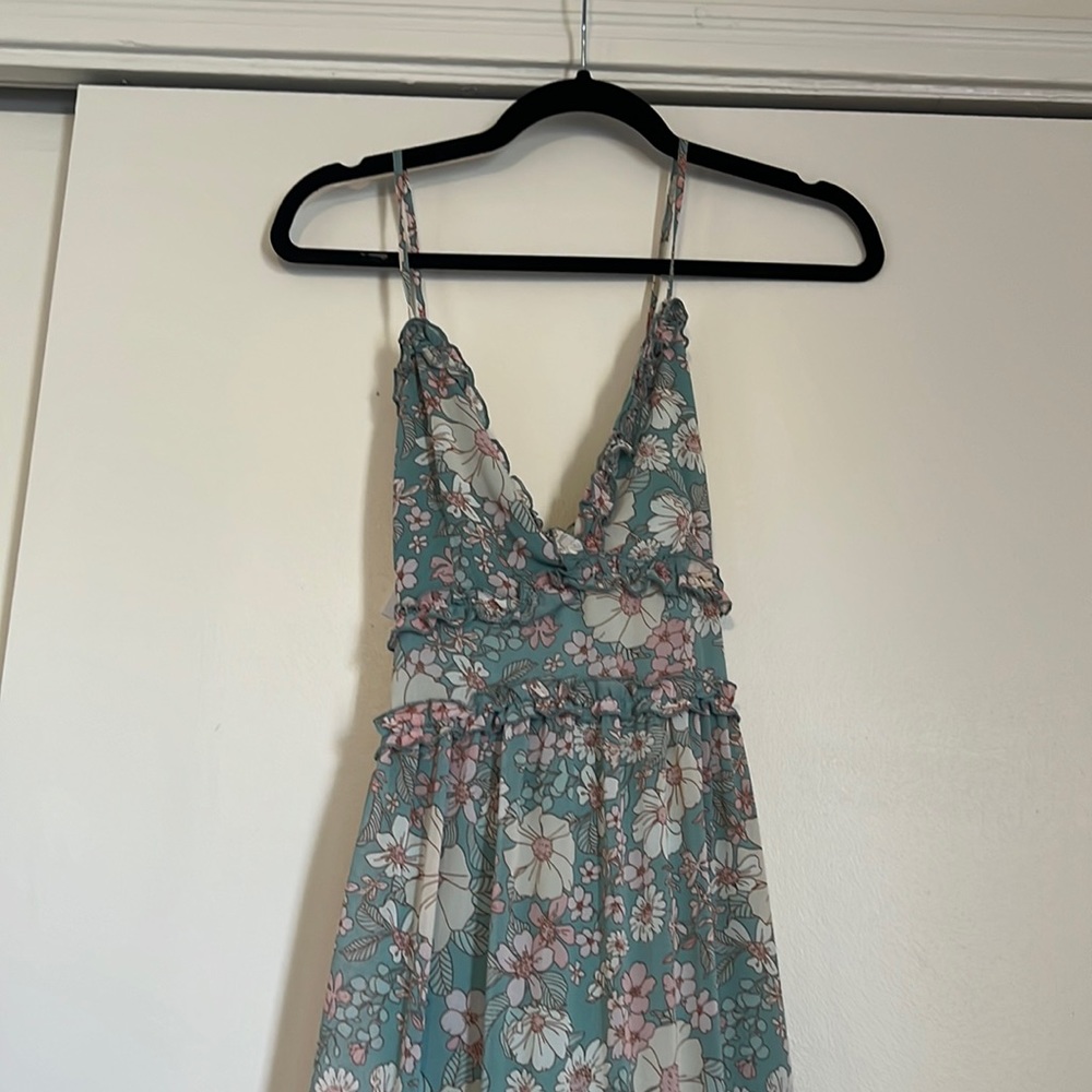 MOVING SALE mint floral dress